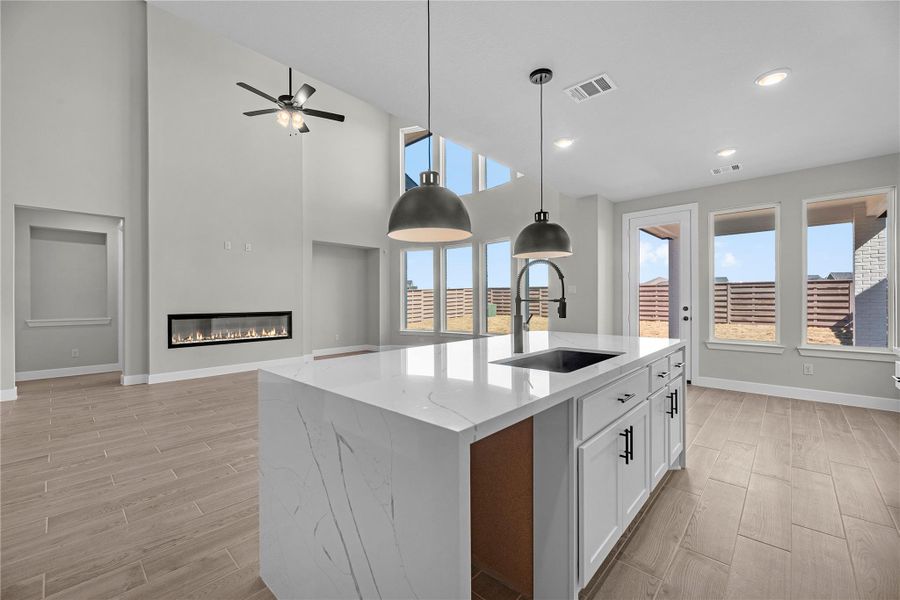 Furnished interior view inside a new home in Austin Point, Richmond (Image 5).