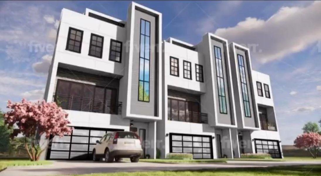 Front exterior of a new home in , Houston, TX, highlighting curb appeal (Image 1). Front exterior of a new home in , Houston, TX, highlighting curb appeal (Image 1).