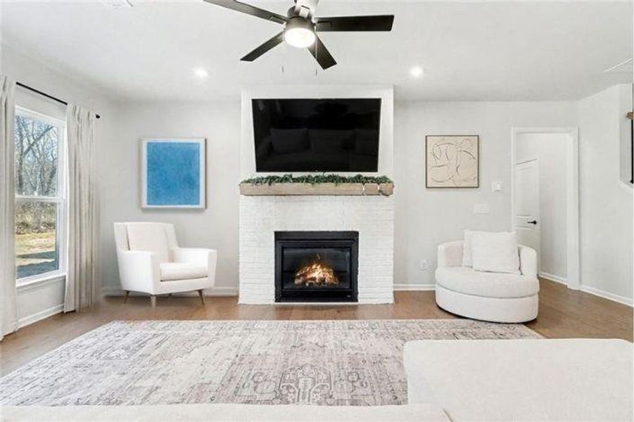 Furnished interior view inside a new home in Pinebrook at Hamilton Mill, Auburn (Image 11). Furnished interior view inside a new home in Pinebrook at Hamilton Mill, Auburn (Image 11).