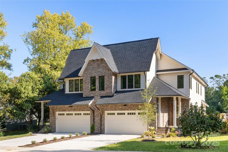 Front exterior of a new home in , Charlotte, NC, highlighting curb appeal (Image 2).