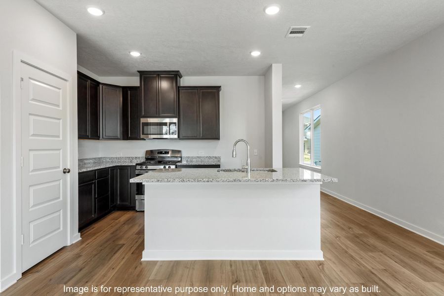 Furnished interior view inside a new home in , Brenham (Image 3).