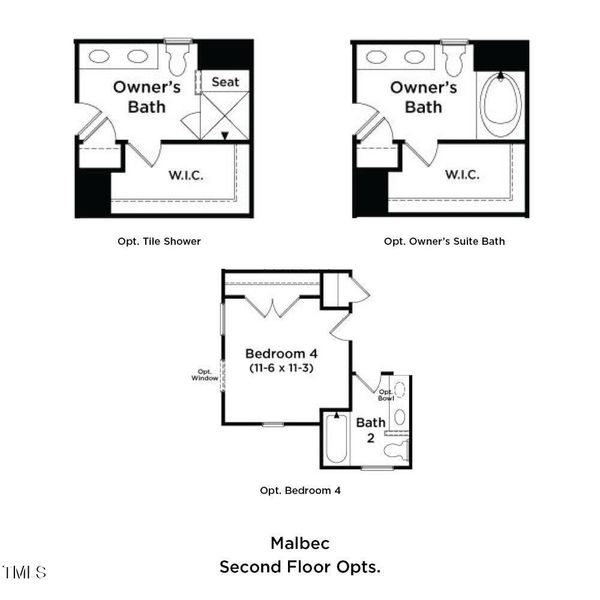 Malbec Second Floor options