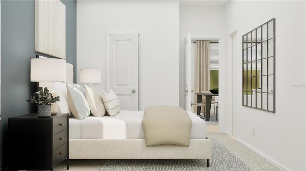 Furnished interior view inside a new home in Wellness Ridge, Clermont (Image 16).