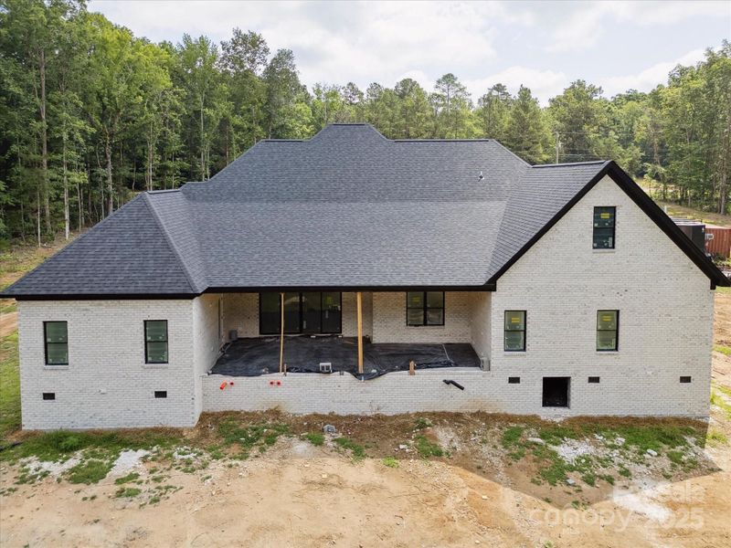 Exterior details and patio area of a home in , Waxhaw (Image 13).