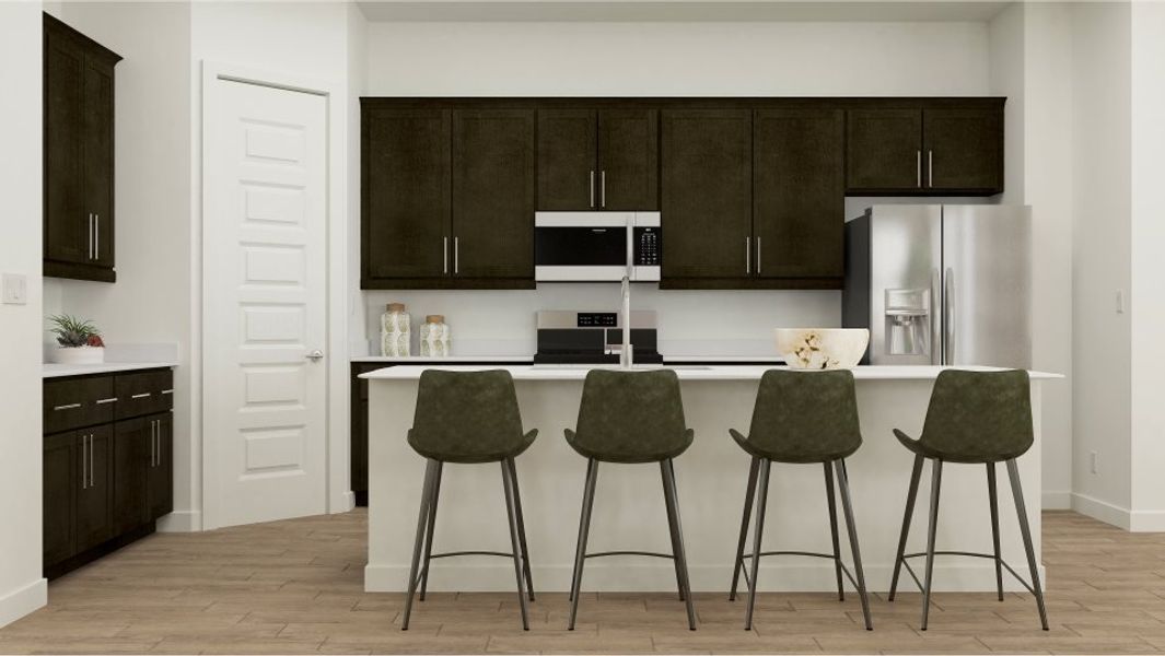 Summit kitchen with center island seating