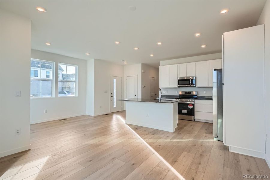 Furnished interior view inside a new home in , Aurora (Image 5). Furnished interior view inside a new home in , Aurora (Image 5).