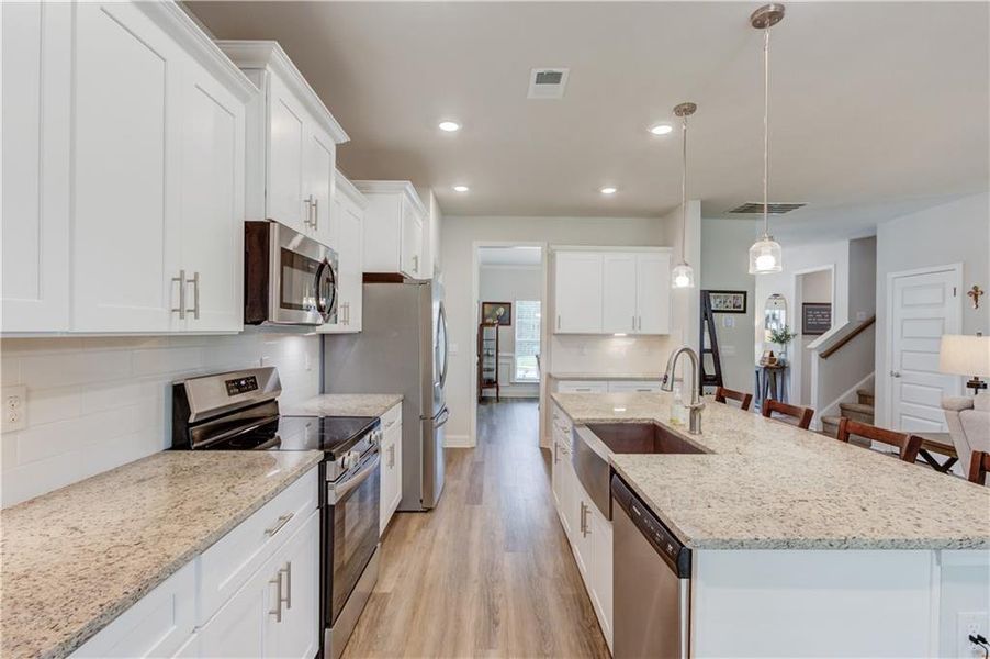 Furnished interior view inside a new home in , Pendergrass (Image 15).