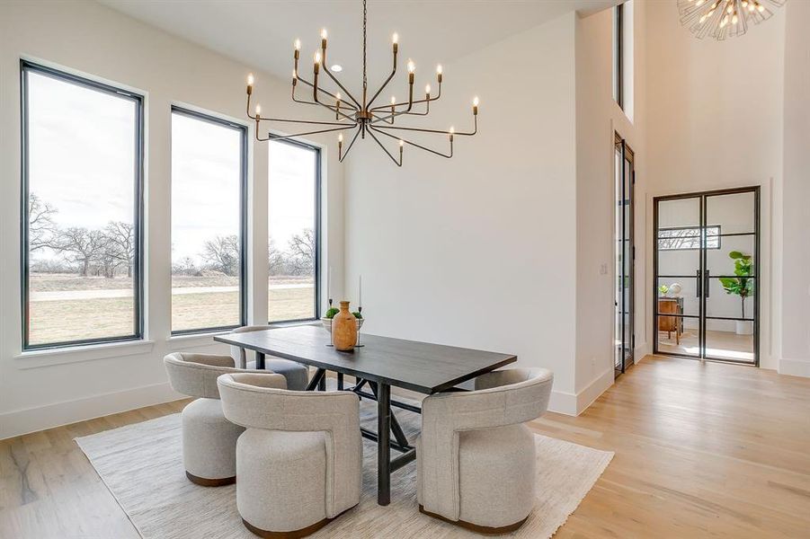 Furnished interior view inside a new home in , Weatherford (Image 8).