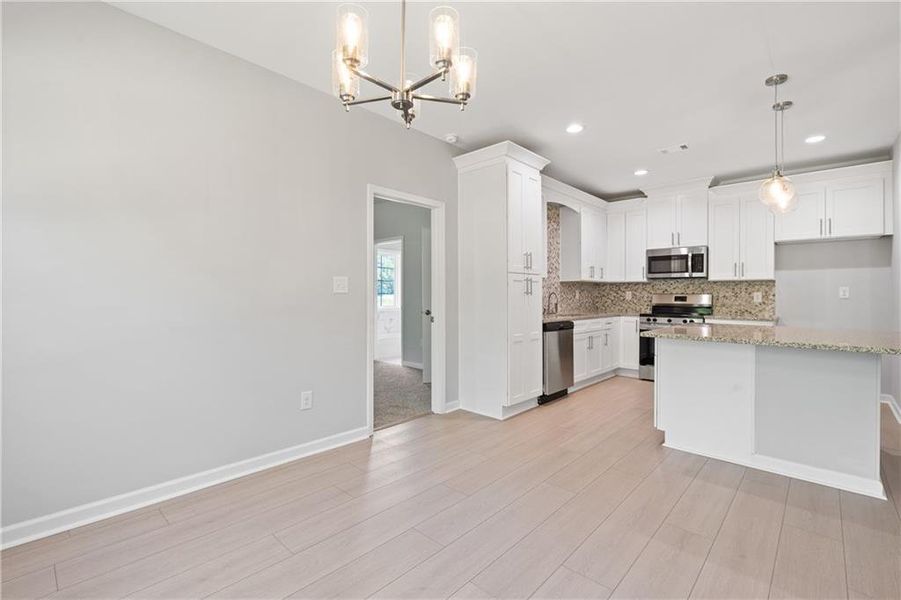 Spacious, unfurnished interior of a new home in , Gray (Image 35).