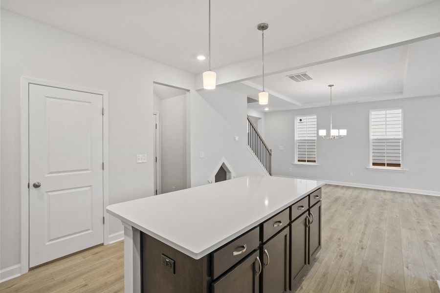 Furnished interior view inside a new home in , Summerville (Image 9).