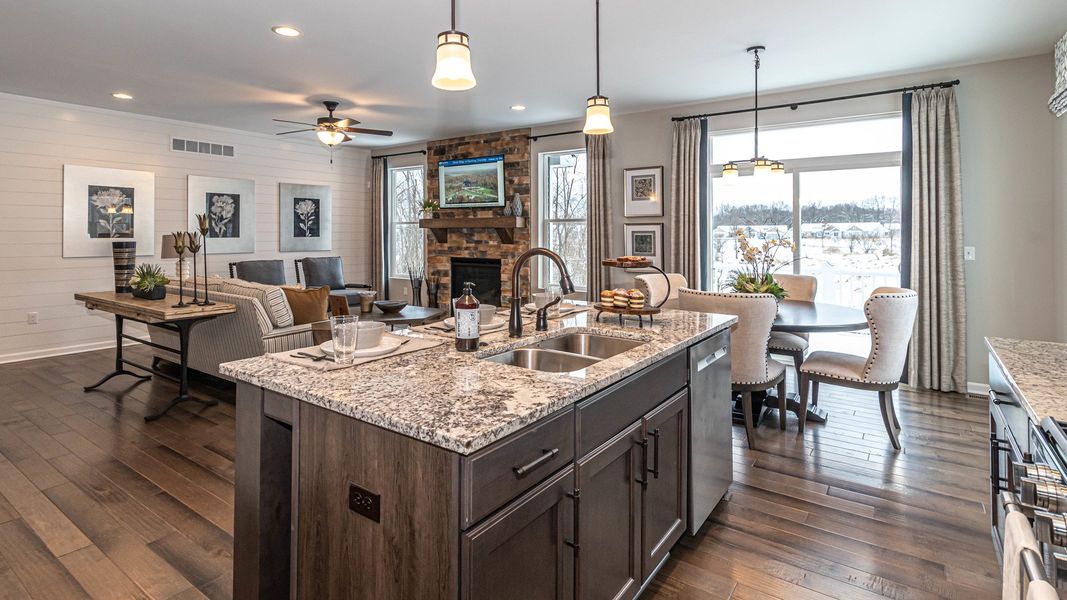 Representative furnished interior of a home built from the The Kensington by Norfolk Homes in Valleys, Jackson (Image 9).