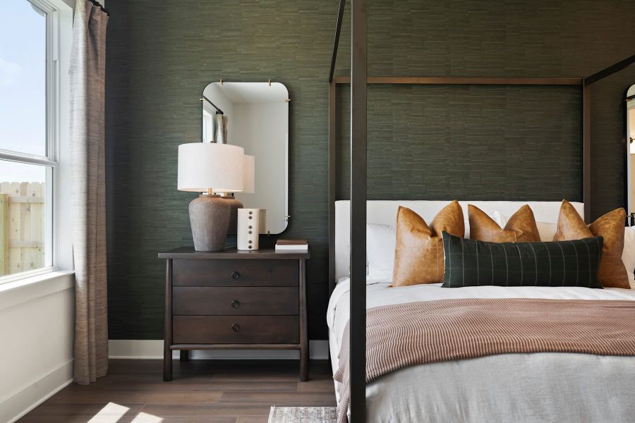 Furnished interior view inside a new home in Wolf Ranch, Georgetown (Image 20).