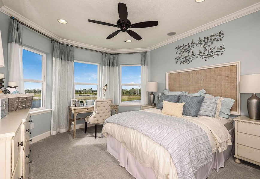 Furnished interior view inside a new home in Cassia at Skye Ranch, Sarasota (Image 16).