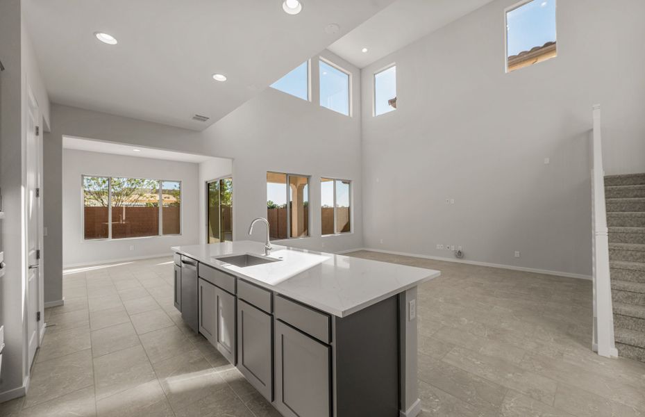 Furnished interior view inside a new home in Legado West, Queen Creek (Image 15).
