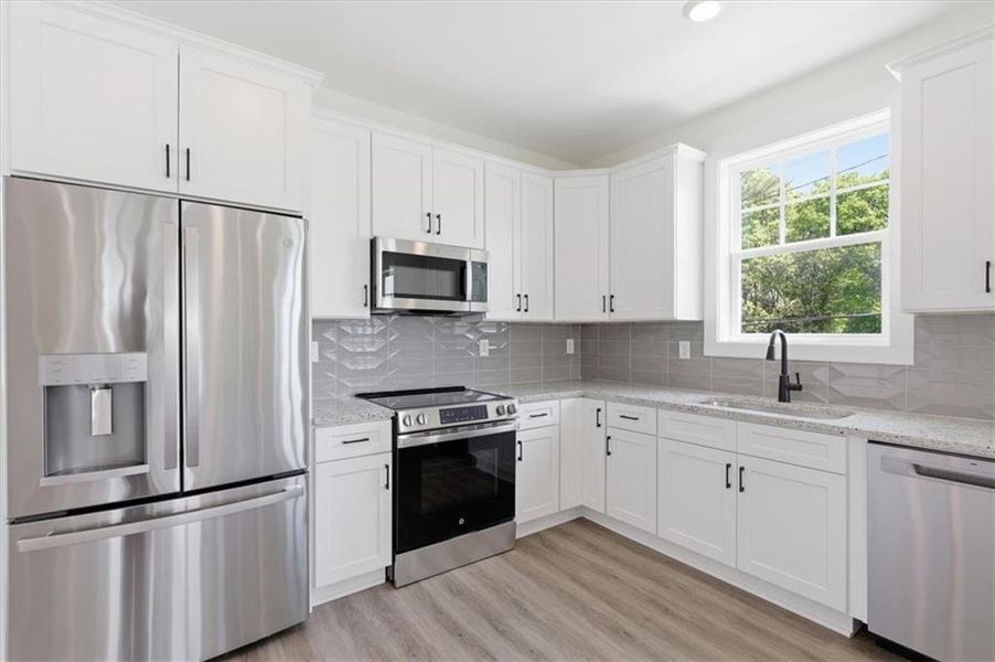 Furnished interior view inside a new home in , Atlanta (Image 13).