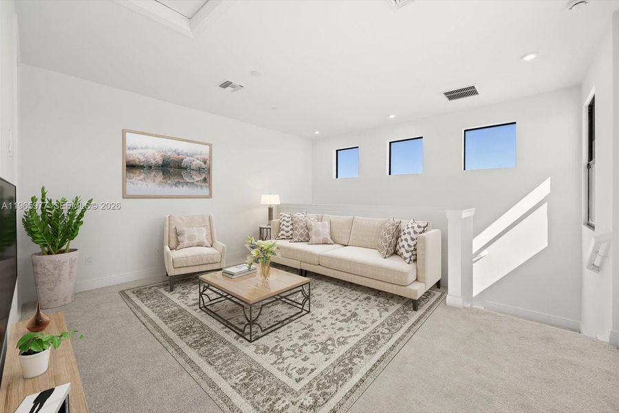 Furnished interior view inside a new home in , Port St. Lucie (Image 31).