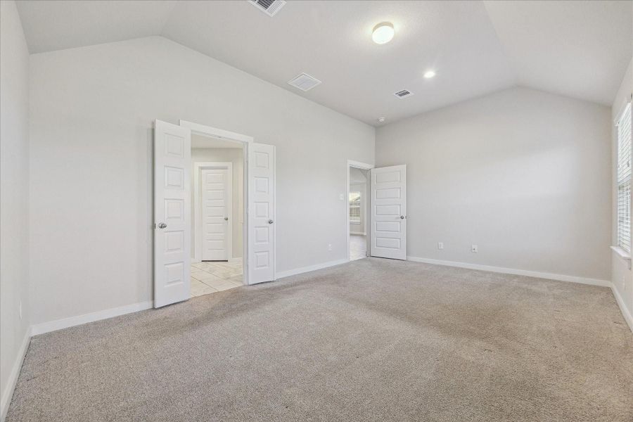 Master bedroom tuck in the back