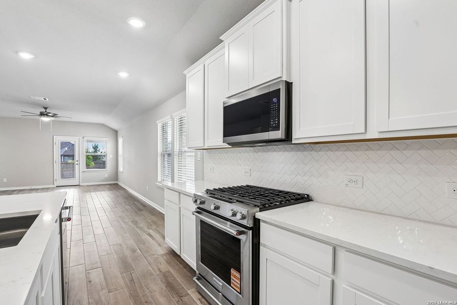 Furnished interior view inside a new home in Kallison Ranch, San Antonio (Image 12).