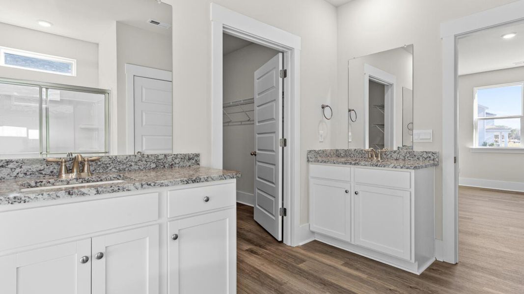 Furnished interior view inside a new home in Indigo Preserve, Leland (Image 11).