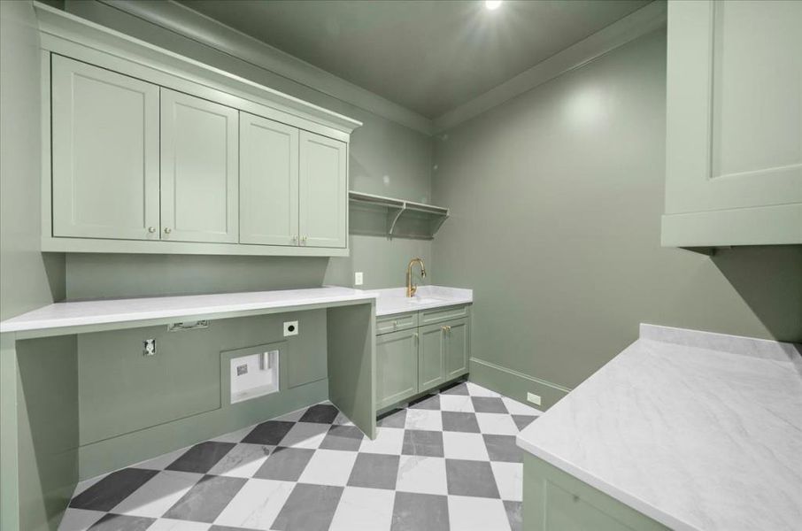 Furnished interior view inside a new home in , Canton (Image 47).