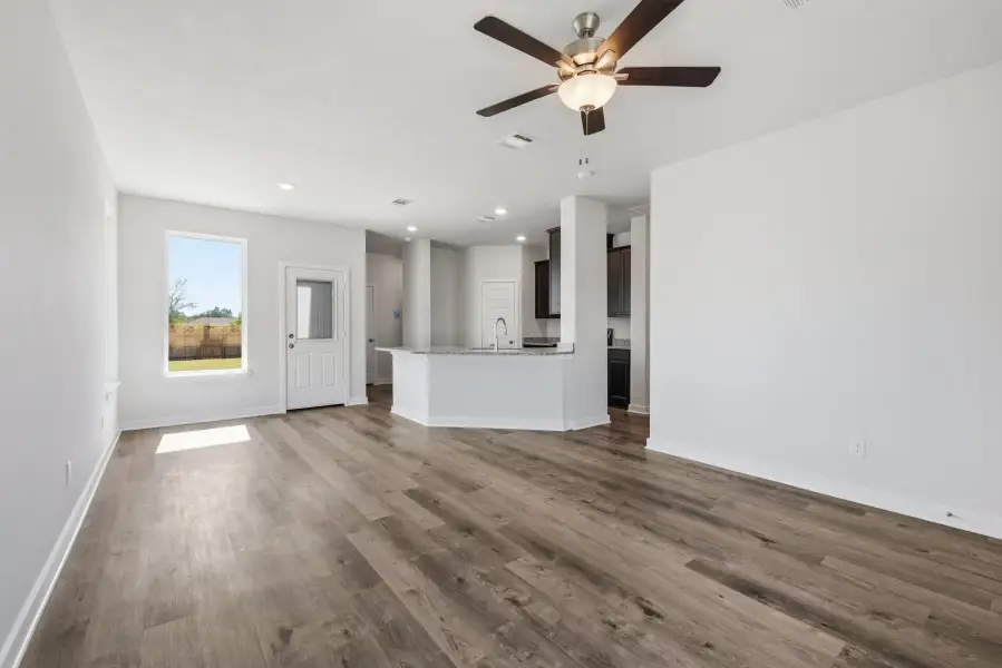 Spacious, unfurnished interior of a new home in The Cottages at Pagosa Springs, Bryan (Image 7).