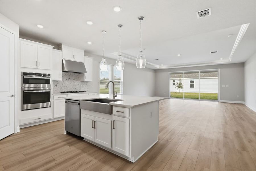 Furnished interior view inside a new home in Headwaters at Lofton Creek, Yulee (Image 12).