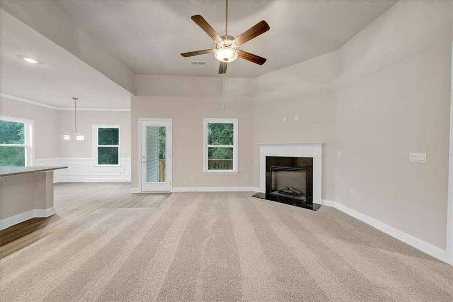 Spacious, unfurnished interior of a new home in Scarlett Place, Bowdon (Image 23).