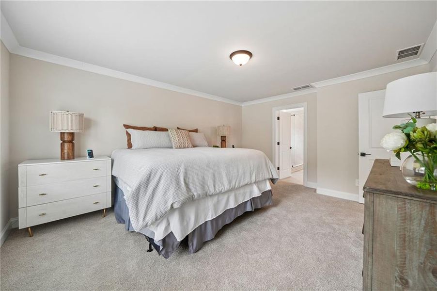 Furnished interior view inside a new home in River Pointe, Monroe (Image 14). Furnished interior view inside a new home in River Pointe, Monroe (Image 14).
