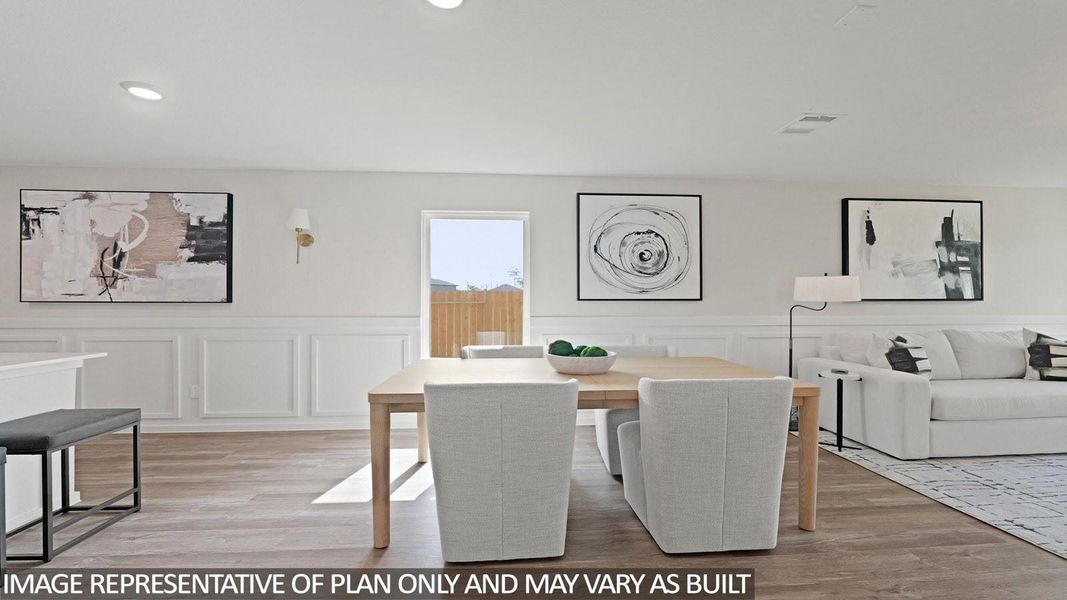 Furnished interior view inside a new home in Porters Mill, New Caney (Image 5).