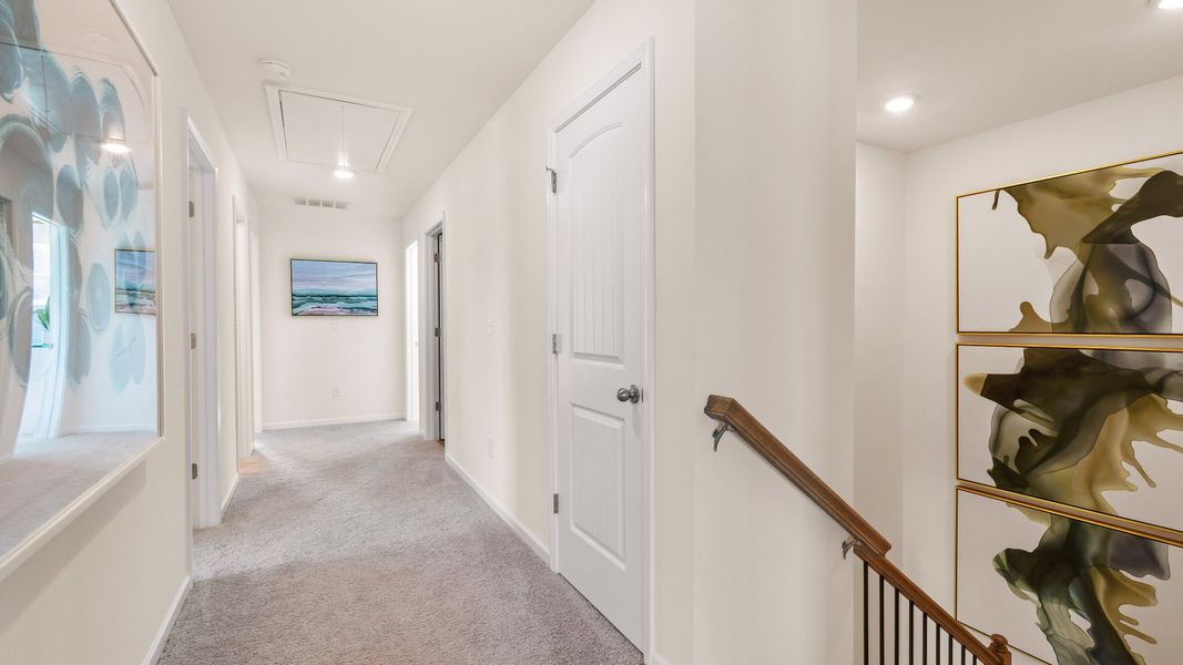 Furnished interior view inside a new home in Hamilton Lakes, Lawrenceville (Image 20).
