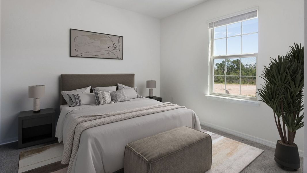 Furnished interior view inside a new home in Waterleigh, Winter Garden (Image 10).