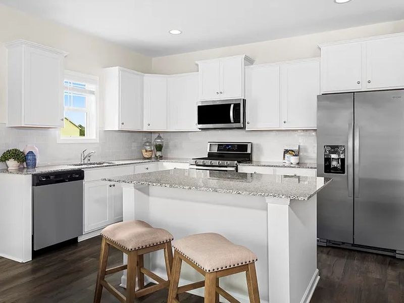 Furnished interior view inside a new home in Providence Station at Trolley Run, Aiken (Image 5).