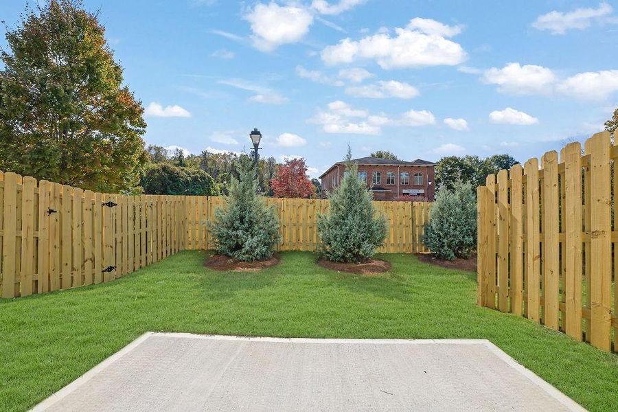Exterior details and patio area of a home in , Ball Ground (Image 4).