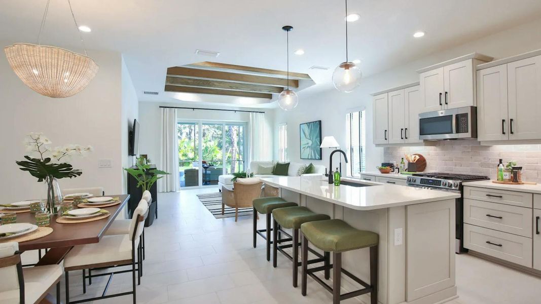 Furnished interior view inside a new home in Boca Royale Golf & Country Club Real Estate and Homes for Sale in Englewood, FL - Neal Communities, Englewood (Image 19). Furnished interior view inside a new home in Boca Royale Golf & Country Club Real Estate and Homes for Sale in Englewood, FL - Neal Communities, Englewood (Image 19).