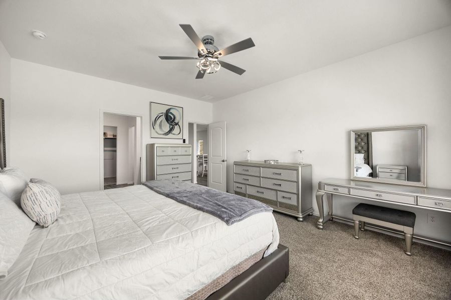 Furnished interior view inside a new home in Breckenridge Forest, Spring (Image 20).