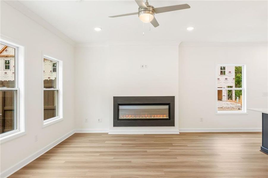 Spacious, unfurnished interior of a new home in River Walk Place, Lawrenceville (Image 26).
