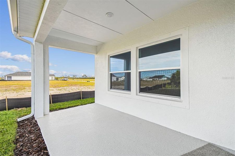 Exterior details and patio area of a home in Waterset Tradition Series, Apollo Beach (Image 26).