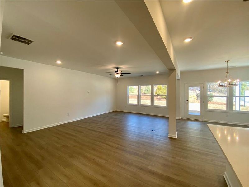 Spacious, unfurnished interior of a new home in Arbors at Richland Creek, Buford (Image 16).