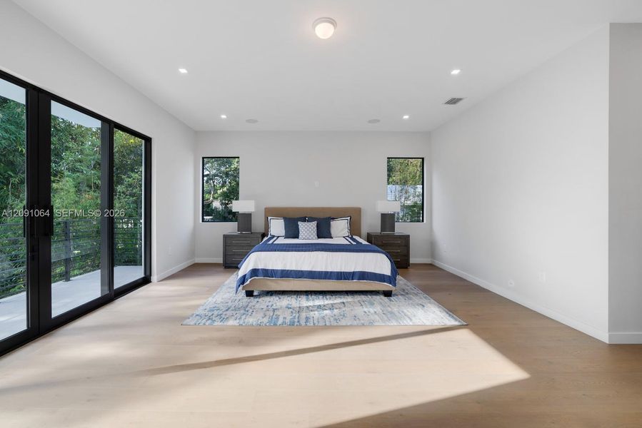 Furnished interior view inside a new home in , Miami (Image 4).