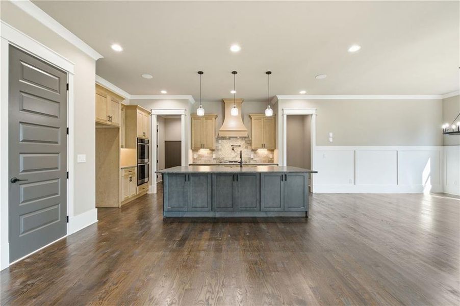 Furnished interior view inside a new home in , Flowery Branch (Image 15). Furnished interior view inside a new home in , Flowery Branch (Image 15).