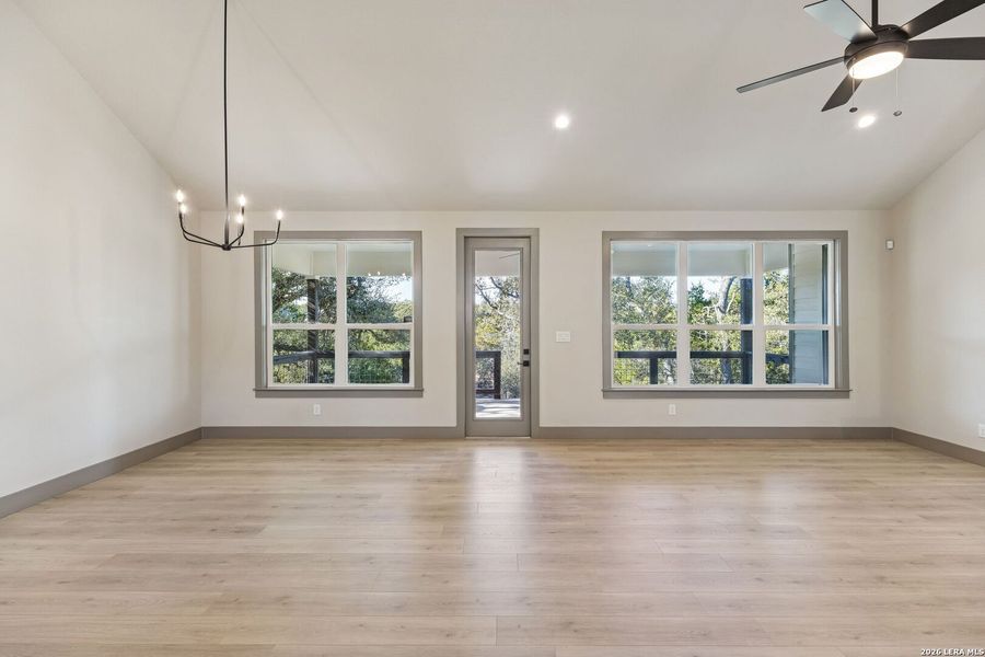 Spacious, unfurnished interior of a new home in , Fischer (Image 36).