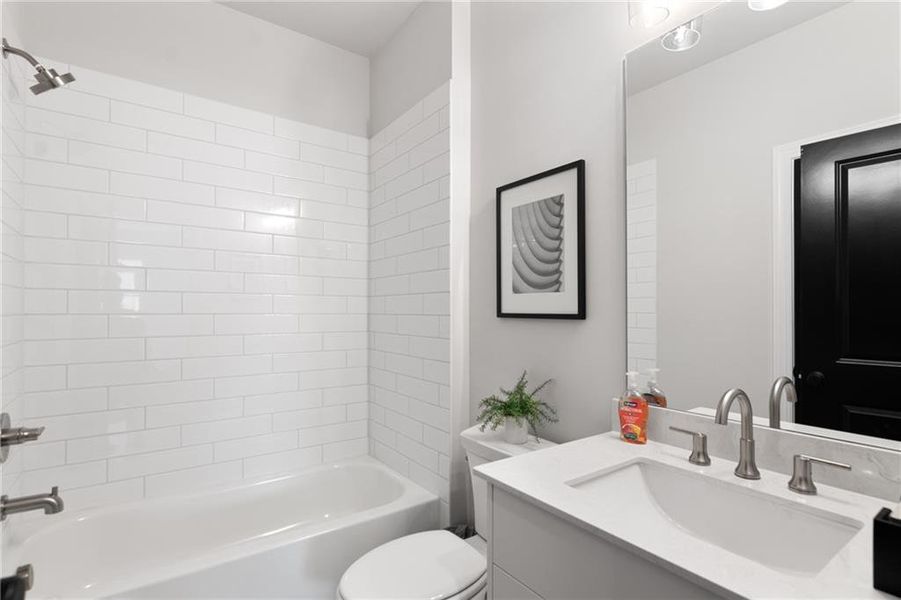 Furnished interior view inside a new home in Promenade at Sawnee Village, Cumming (Image 27).