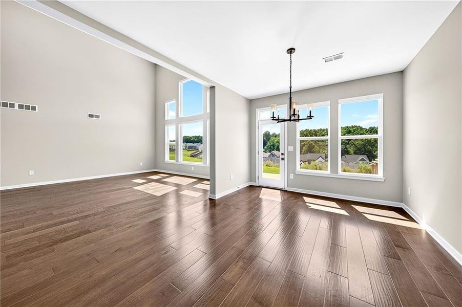 Spacious, unfurnished interior of a new home in The Reserve At Liberty Park, Braselton (Image 48). Spacious, unfurnished interior of a new home in The Reserve At Liberty Park, Braselton (Image 48).