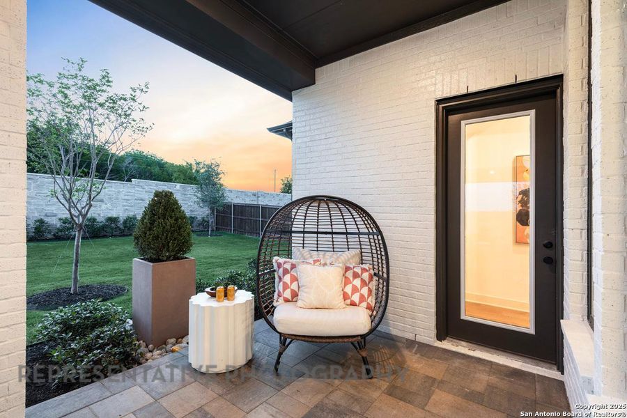 Exterior details and patio area of a home in , San Marcos (Image 21).