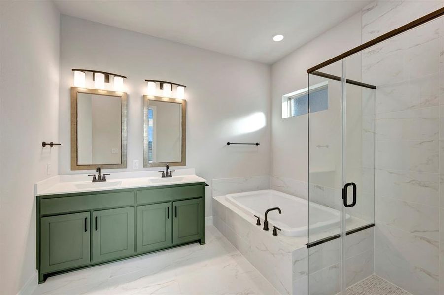 Furnished interior view inside a new home in Mantua Point Classics, Van Alstyne (Image 9). Furnished interior view inside a new home in Mantua Point Classics, Van Alstyne (Image 9).