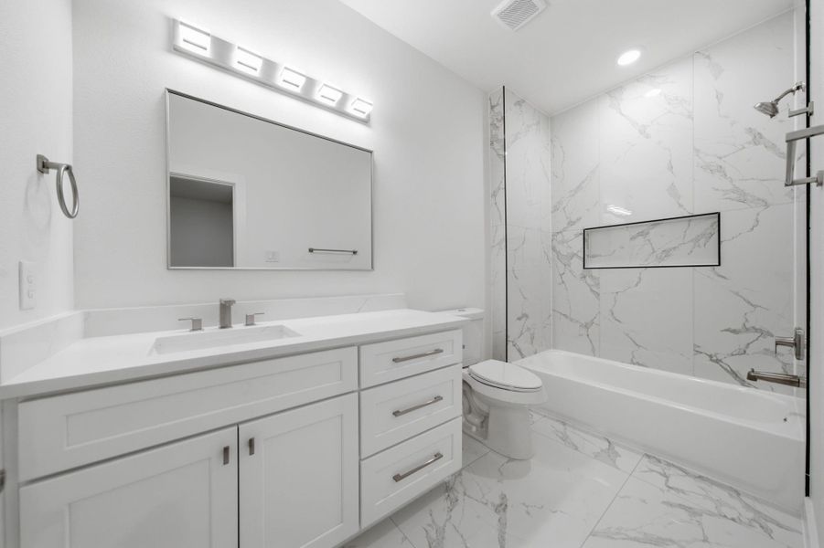 Furnished interior view inside a new home in , Houston (Image 5).
