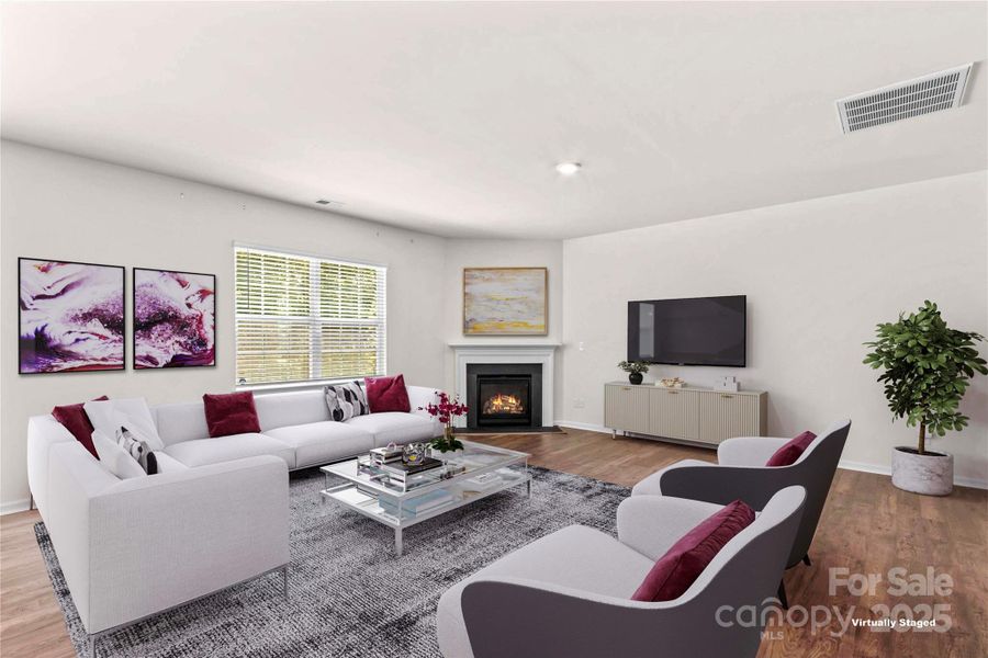 Furnished interior view inside a new home in Calvin Creek, Troutman (Image 16).
