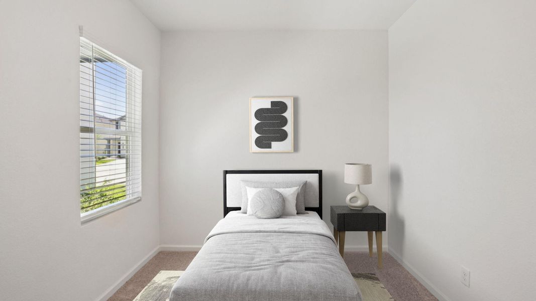 Furnished interior view inside a new home in Elm Park, Austin (Image 8). Furnished interior view inside a new home in Elm Park, Austin (Image 8).