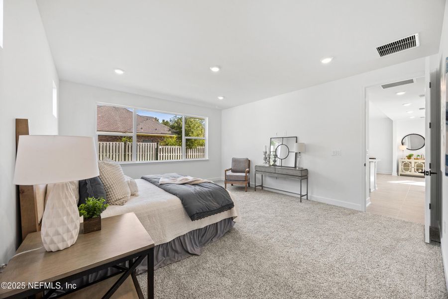 Furnished interior view inside a new home in , Jacksonville (Image 49). Furnished interior view inside a new home in , Jacksonville (Image 49).