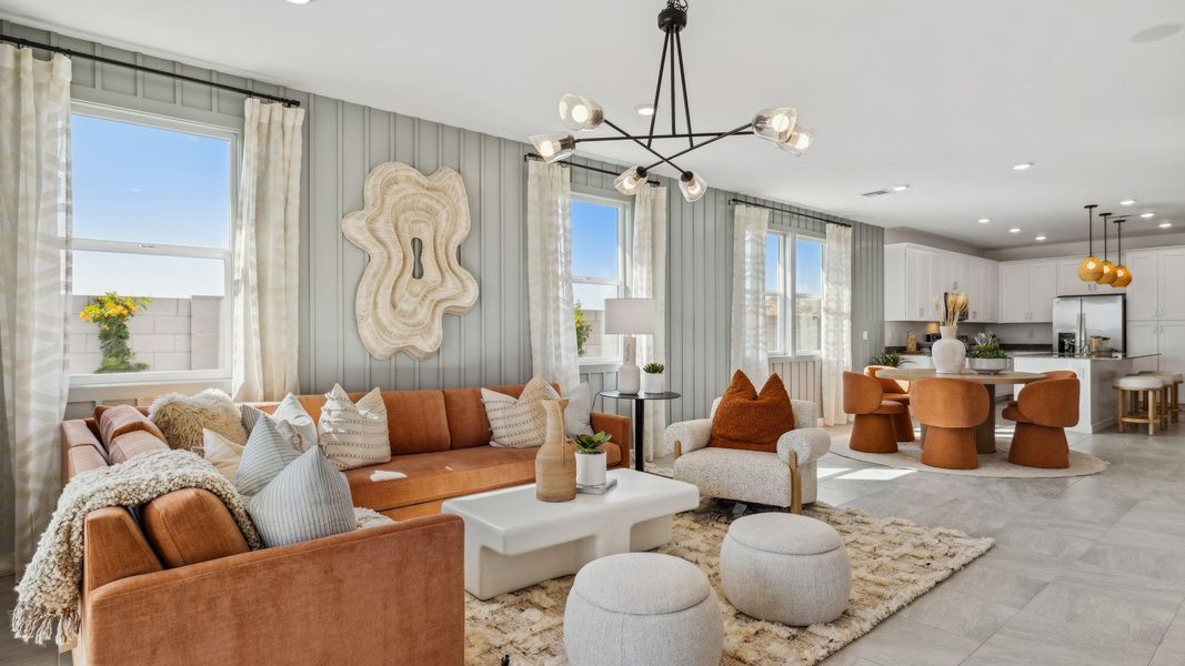 Representative furnished interior of a home built from the Canyon by D.R. Horton in Westpark, Buckeye (Image 15).